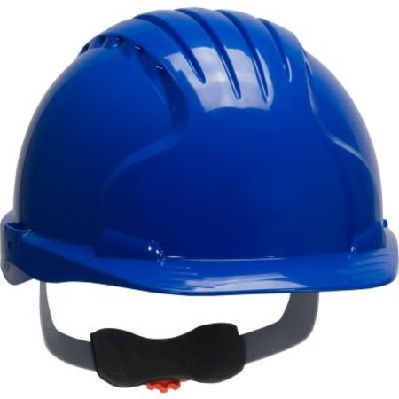 PIP Evolution Deluxe 6151 Cap Style Hard Hat HDPE Shell, 6-Pt Polyester Suspension, Ratchet Adj., Blue 280-EV6151-50